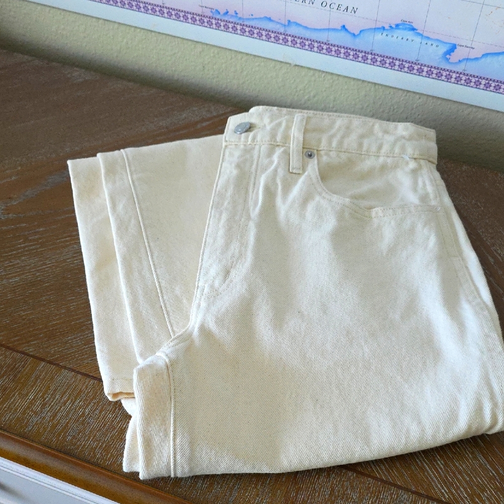 A. L. C. Cream Denim Jeans